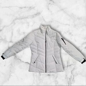 DKNY Girls Size Medium 10/12 White Puffer Jacket